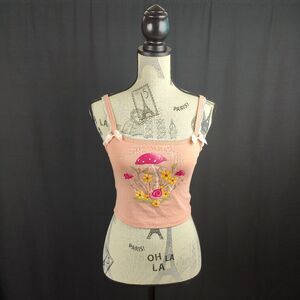 Dollskill ♡ Sugar Thrillz ♡ Coquette Mushroom Lace Tank top